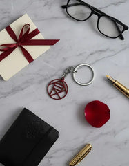 Llavero Metálico Símbolo Akimichi Shoku