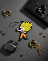 Llavero PVC Cordón Lariat Goku SSJ3