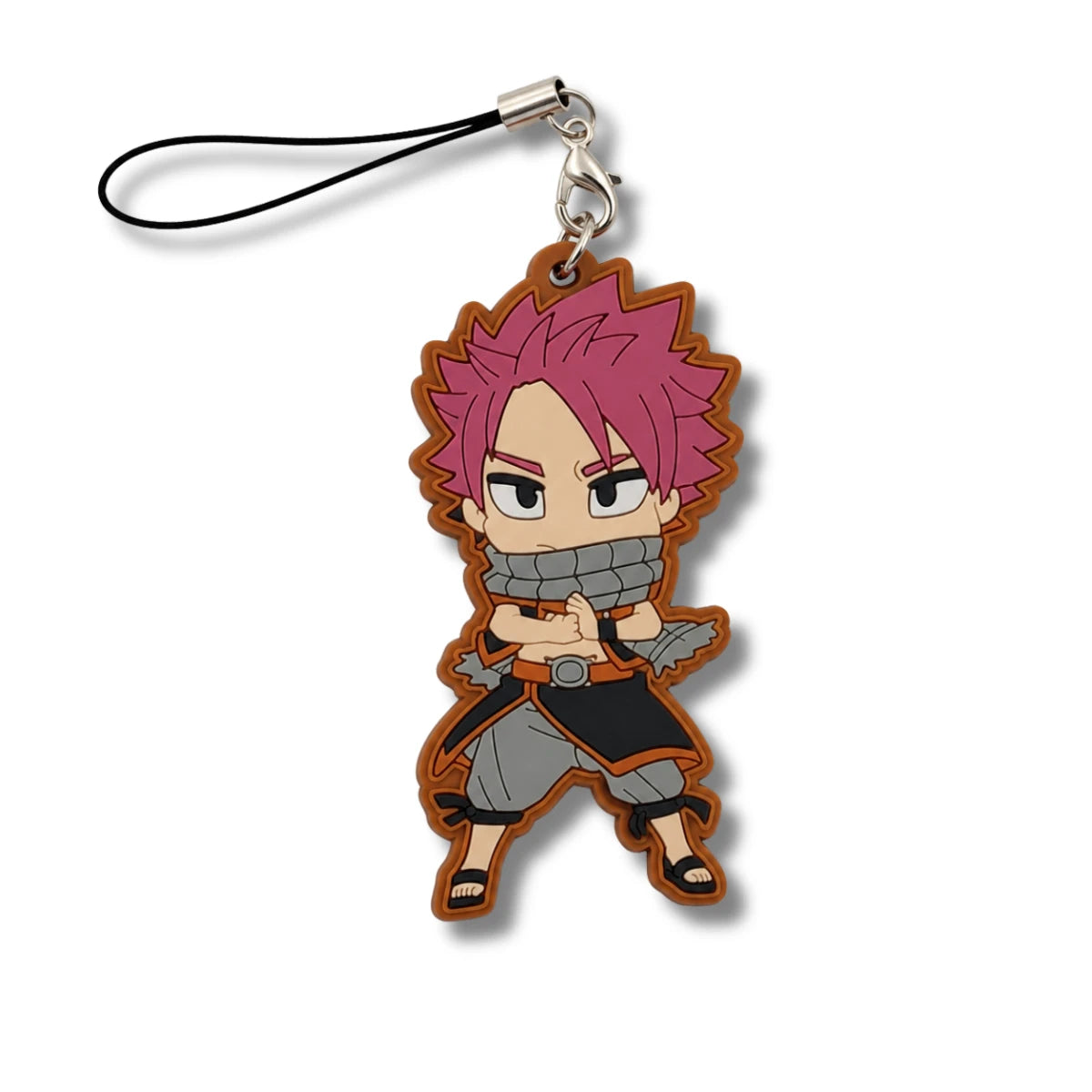 Llavero PVC Cordón Lariat Natsu Dragneel