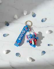 Llavero o Colgante Mochila Cute Stitch Bata Roja