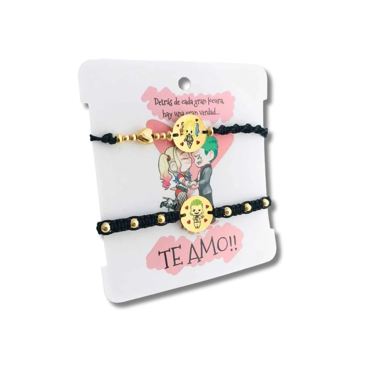 Manillas Harley Quinn Parejas Negras