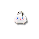 Mini candado blanco con diseño de Cinnamoroll – estilo kawaii Sanrio