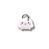 Mini candado blanco con diseño de Cinnamoroll – estilo kawaii Sanrio