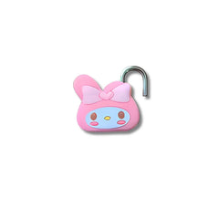 Mini candado rosa con diseño de My Melody abierto – estilo tierno Sanrio