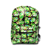 Mochila Rick and Morty Color Verde y Negro