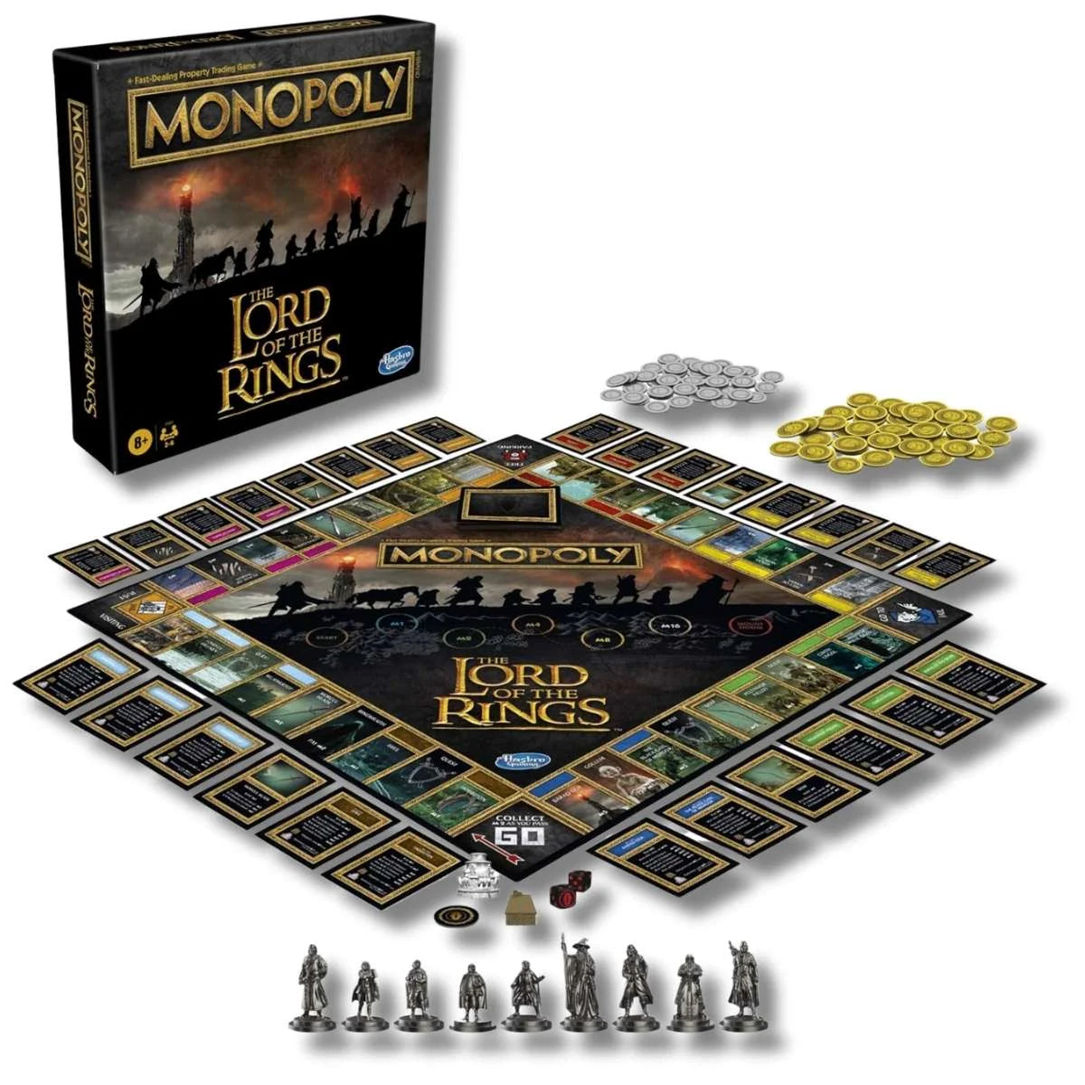 Monopoly El señor de los Anillos Fichas