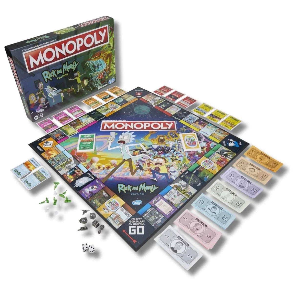 Monopoly Rick and Morty Fichas