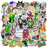 Pack x 5 Stickers Rick And Morty