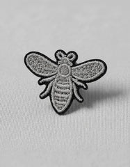 Parche Camiseta Abeja Gris