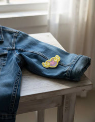 Parche Camiseta Corazón con Alas