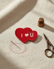Parche Camiseta Corazones I Love U