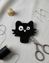 Parche Camiseta Gatito Negro