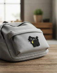 Parche Camiseta Gatito Negro con Pañuelo