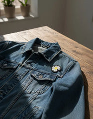 Parche Camiseta Margarita Contorno Negro