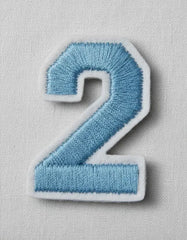 Parche Camiseta Número 2 Azul