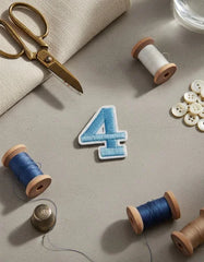 Parche Camiseta Número 4 Azul