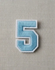 Parche Camiseta Número 5 Azul