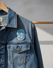 Parche Camiseta Número 9 Azul