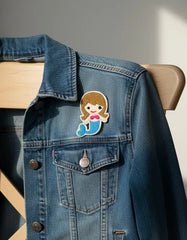 Parche Camiseta Sirena Kawaii