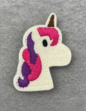 Parche Camiseta Unicornio Melenita Fucsia