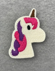 Parche Camiseta Unicornio Melenita Fucsia