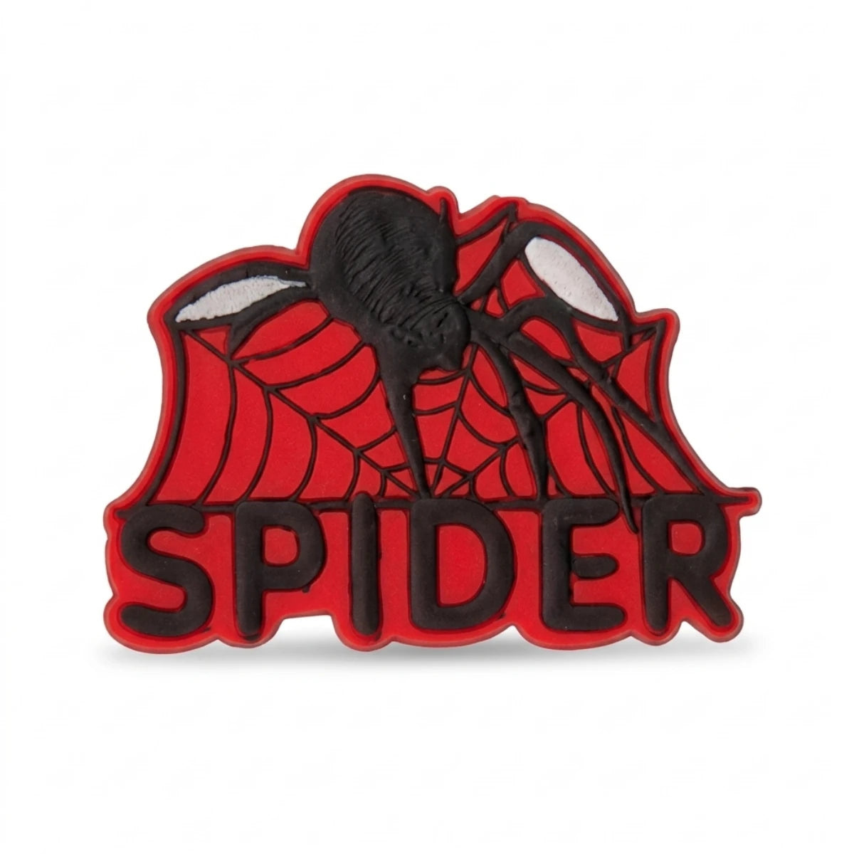Parche Grande Camiseta Araña Spider Telaraña Roja