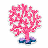 Parche Grande Camiseta Coral Rosa Marino