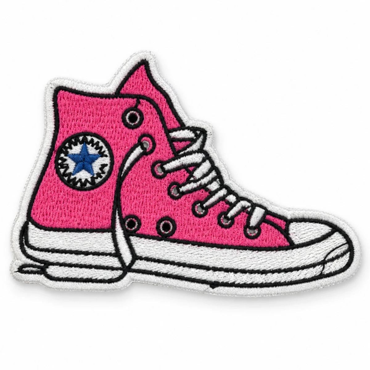 Parche Grande Camiseta Tenis Rosados de Bota