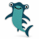 Parche Grande Camiseta Tiburón Martillo Kawaii