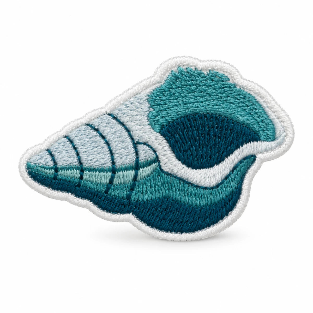 Parche Mediano Camiseta Caracola Marina Turquesa