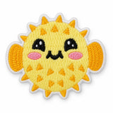 Parche Mediano Camiseta Pez Globo Kawaii
