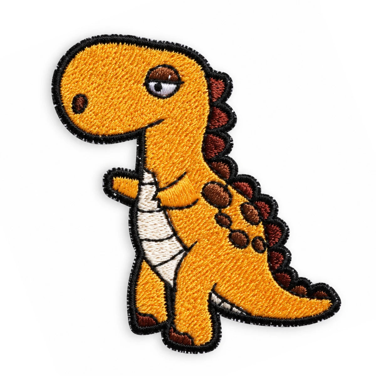 Parche Mediano Camiseta T-Rex Naranjado