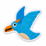 Parche Pequeño Camiseta Pterodáctilo Azul
