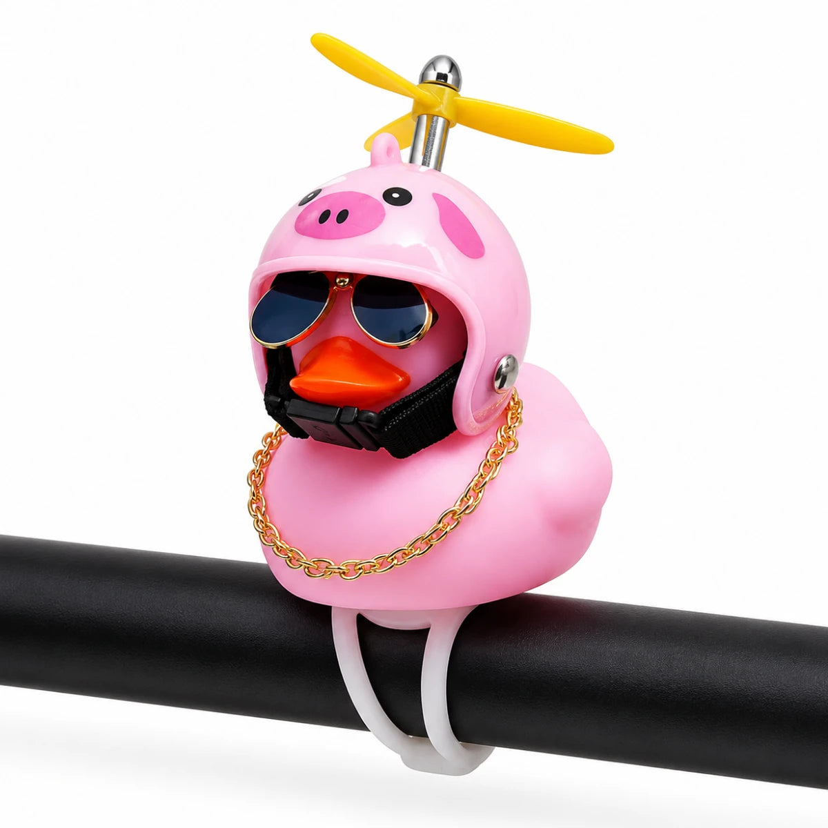 Pato Motero Rosado Casco Cerdito
