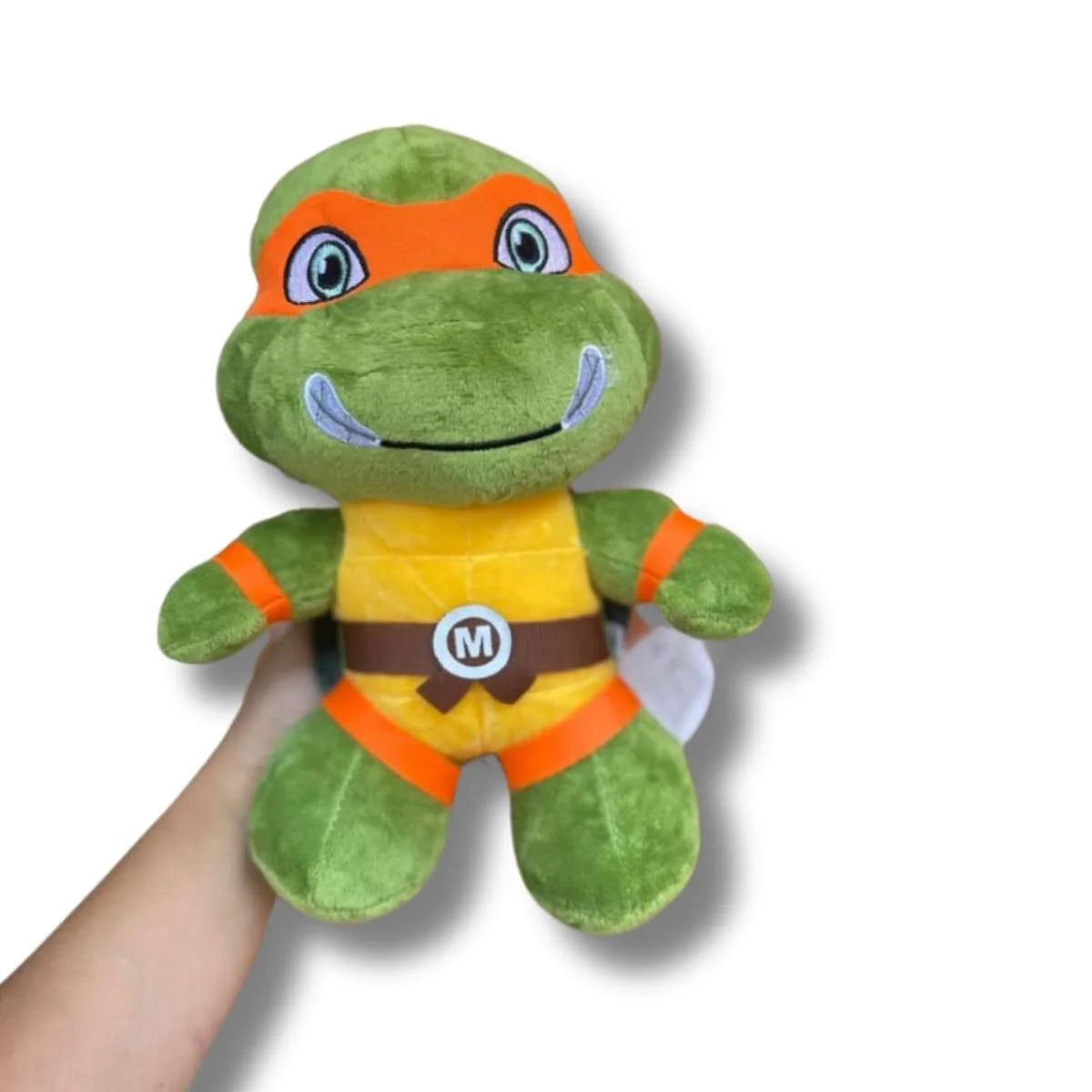 Peluche Tortuga Ninja Michelangelo 26 CM Sonriendo