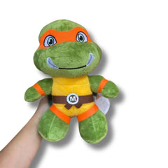 Peluche Tortuga Ninja Michelangelo 26 CM Sonriendo