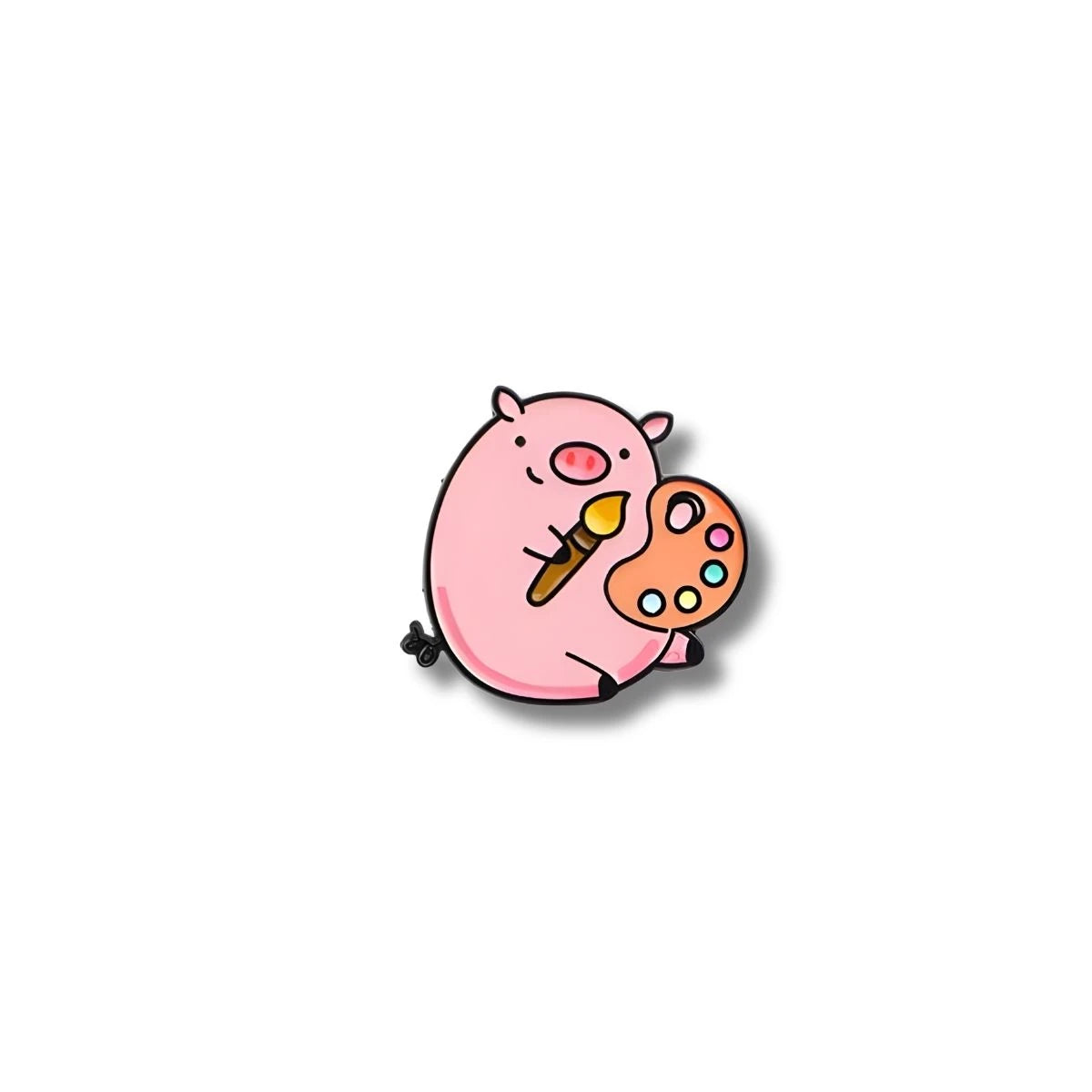 Pin Acrílico Cerdito Pintor