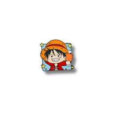 Pin Acrílico Monkey D Luffy Chibi