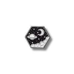 Pin Acrílico Noche Planetaria