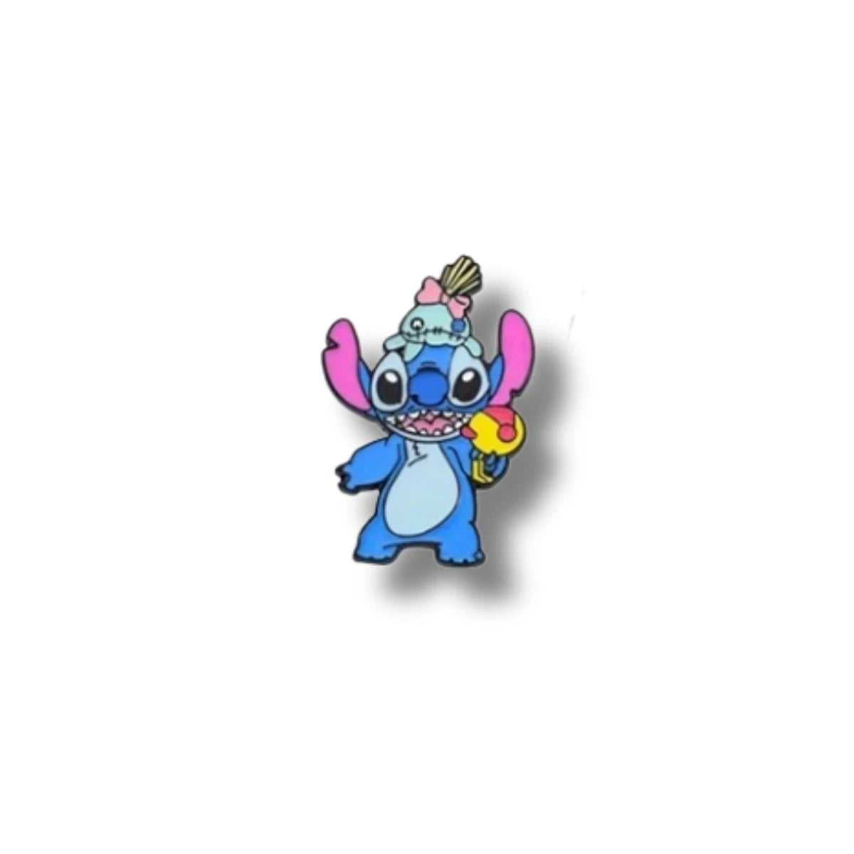 Pin Acrílico Stitch Fiestero