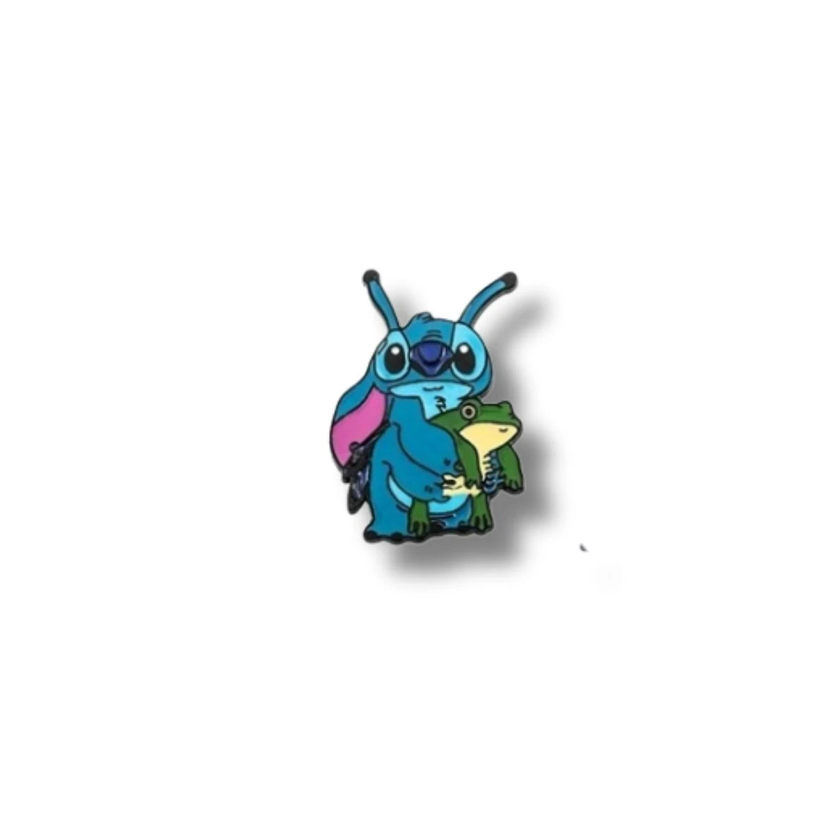 Pin Acrílico Stitch Mascota Rana