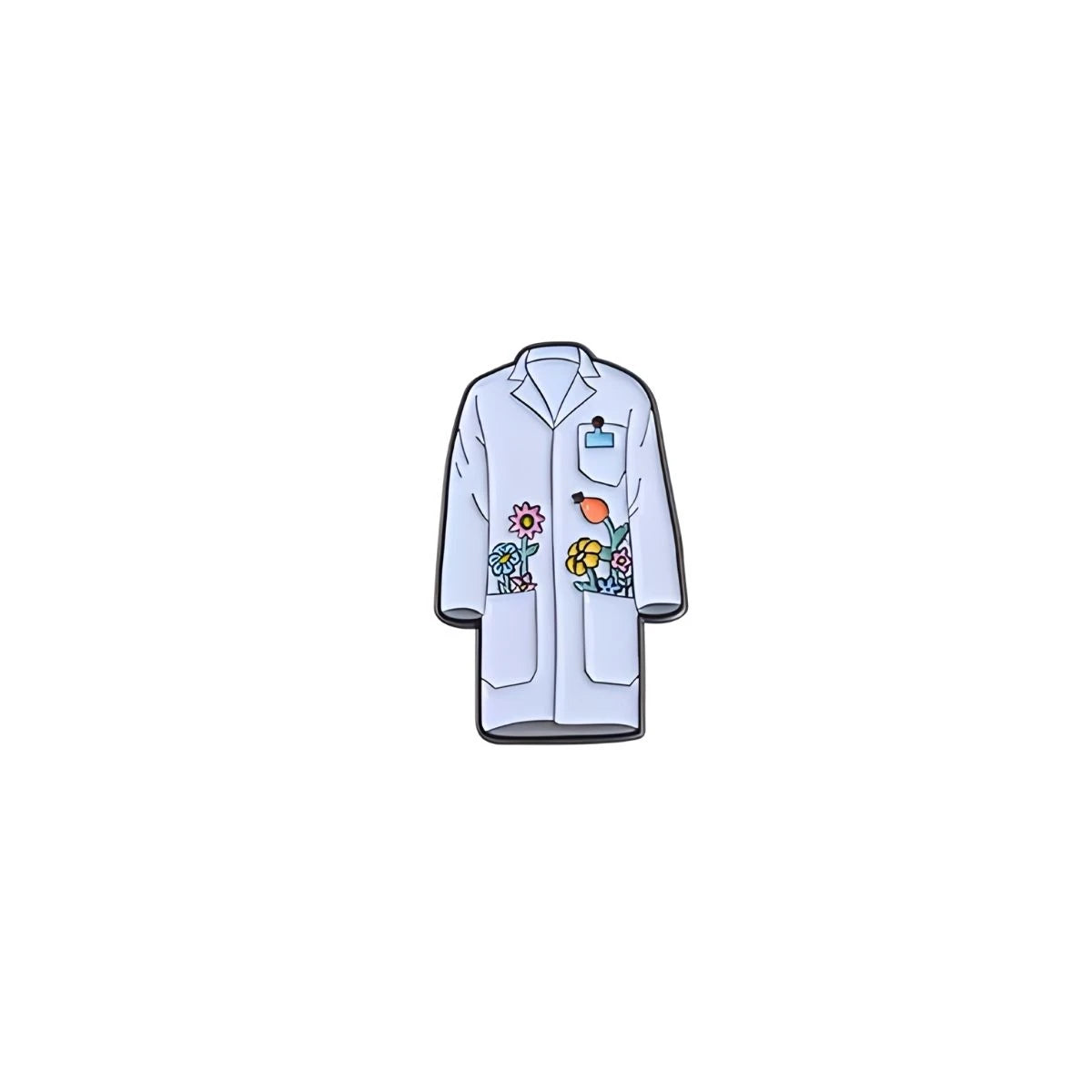 Pin Metálico Bata Médica
