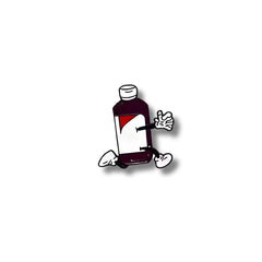 Pin Metálico Botella de Jarabe