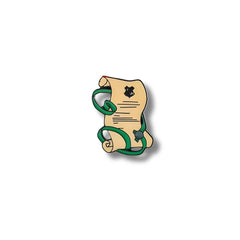 Pin Metálico Carta de Hogwarts