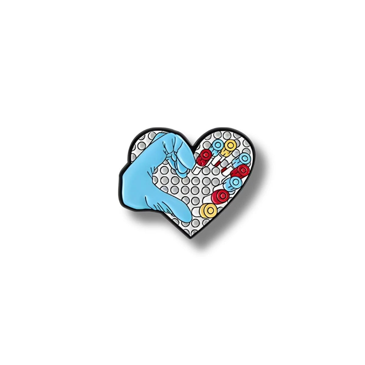Pin Metálico Corazón Médico