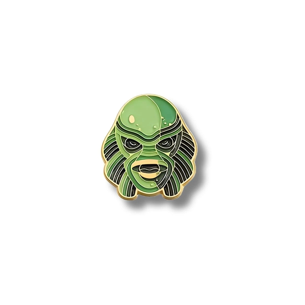 Pin Metálico Criatura Verde de la Laguna Negra
