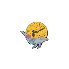 Pin Metálico El Principito Ballena Lunera