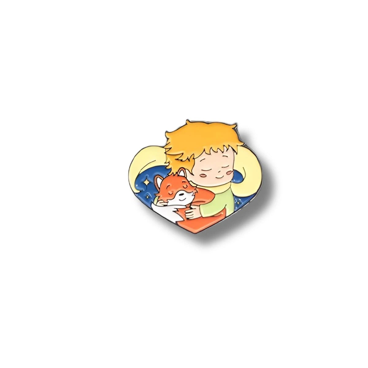 Pin Metálico El Principito Durmiendo con el Zorro