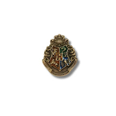 Pin Metálico Escudo Hogwarts Relieve Antiguo
