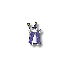Pin Metálico Gato Mago